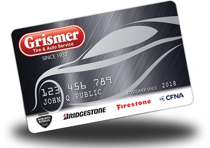 Grismer Tire & Auto Service Credit Card