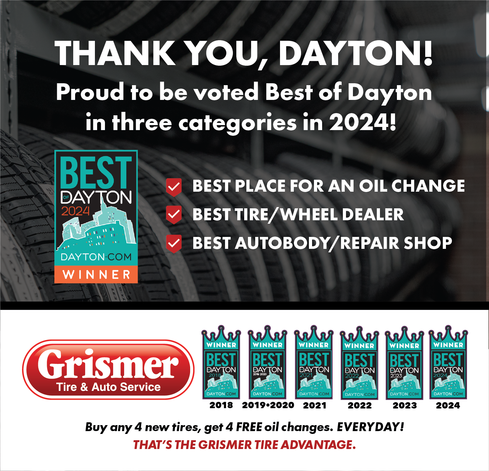 Thank you, Dayton! Voted Best of Dayton in three categories!